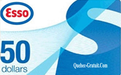 Concours gagnez une Carte cadeau Esso de 50$