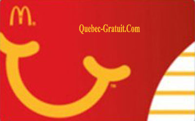 Concours gagnez une Carte cadeau McDonalds de 50$