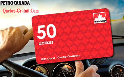 Concours gagnez une Carte cadeau Pétro-Canada de 50$