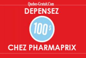 Concours gagnez une Carte-cadeau Pharmaprix de 100 $