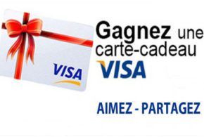 Concours gagnez une Carte-cadeau VISA de 500$