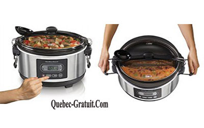 Concours gagnez une Cocotte mijoteuse programmable de Hamilton Beach