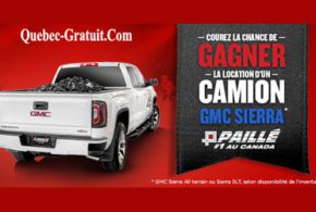 Concours gagnez une Location de deux ans d'un camion GMC Sierra All terrain