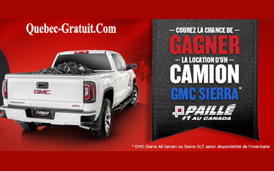 Concours gagnez une Location de deux ans d'un camion GMC Sierra All terrain