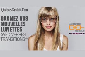 Concours gagnez une Paire de lunettes avec verres Transitions de 1400 $