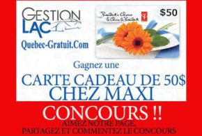 Concours gagnez une carte-cadeau Maxi de 50$