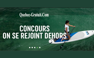 Concours gagnez une escapade-nature pour 2 au Québec