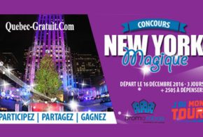 Concours gagnez une expérience incroyable pour 2 à New York