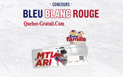 Concours gagnez une paire de billets pour un match du Tricolore