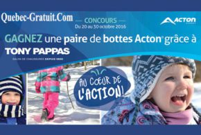 Concours gagnez une paire de bottes d'hiver Acton