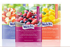 Coupon de 1$ sur les fruits congelés Welch’s