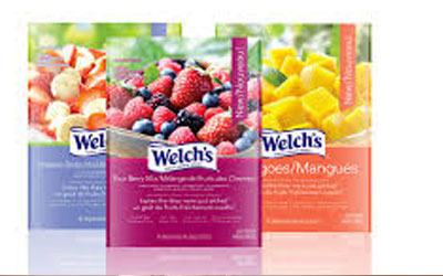 Coupon de 1$ sur les fruits congelés Welch’s