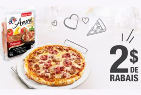Coupon de 2$ sur un emballage de pepperoni Olymel Amore