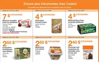 Nouveaux coupons Costco disponibles
