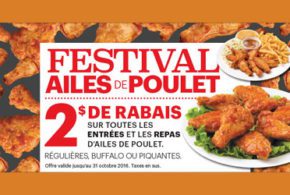 Nouveaux coupons rabais Au Coq disponibles