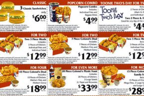 Nouveaux coupons KFC disponibles