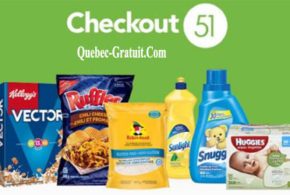 Découvrez les nouveaux rabais Checkout 51 de la semaine