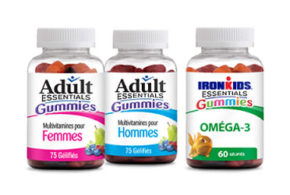 2$ de rabais à l’achat des vitamines gélifiées Adult Essentials