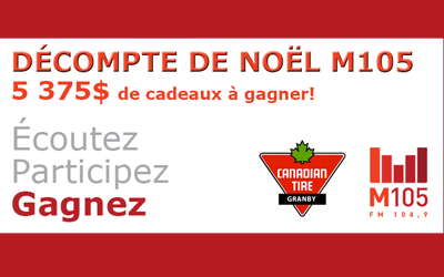 Concours gagnez 1000$ de Canadian Tire de Granby