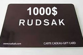 Concours gagnez 3 cartes-cadeau Rudsak de 1000$