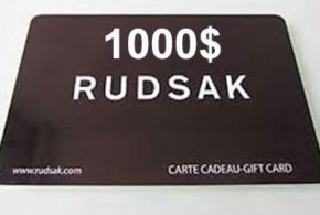 Concours gagnez 3 cartes-cadeau Rudsak de 1000$