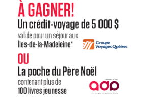 Concours gagnez 5000$ pour un séjour aux Iles-de-la-Madeleine