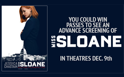 Concours gagnez des Billets du film Miss Sloane