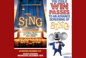 Concours gagnez des Billets pour l'avant-première du film Sing