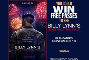 Concours gagnez des Billets pour le film Billy Lynn's Long Halftime Walk