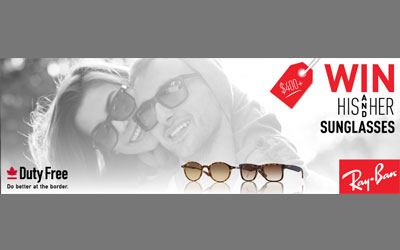 Concours gagnez des Lunettes de soleil Ray Ban