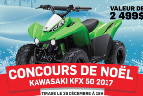 Concours gagnez le Kawasaki KFX 50 2017