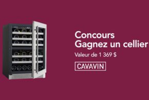 Concours gagnez un Cellier CAVAVIN de 1369$