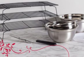 Concours gagnez un Ensemble de bols à mélanger et support métallique