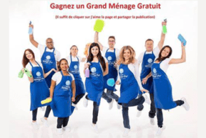 Concours gagnez un Grand Ménage Gratuit