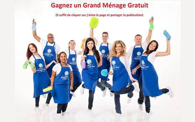 Concours gagnez un Grand Ménage Gratuit