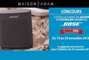 Concours gagnez un Haut-parleur Bose Soundlink Color II