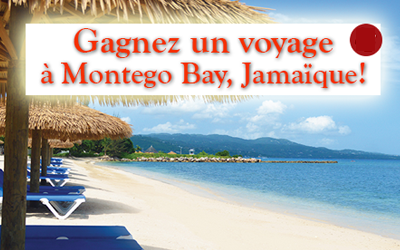 Concours gagnez un Voyage à Montego Bay, Jamaïque