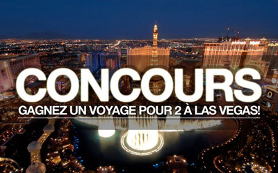 Concours gagnez un Voyage pour 2 à Las Vegas