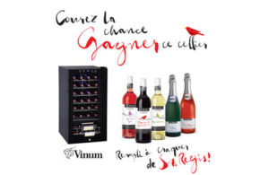 Concours gagnez un cellier modèle Vinum 28 rempli de vins St-Regis