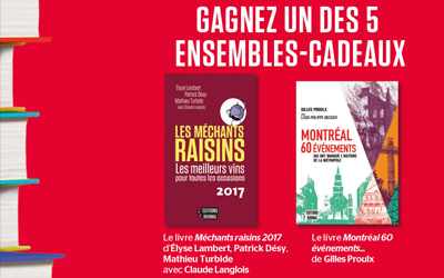 Concours gagnez un des 5 ensembles-cadeaux de livres