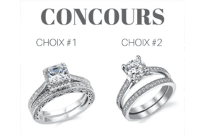 Concours gagnez un duo de bagues de Bijoux Escargot