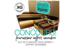 Concours gagnez un ensemble cadeaux de Coffrets du Royaume