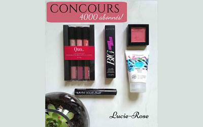 Concours gagnez un ensemble de produits de beauté