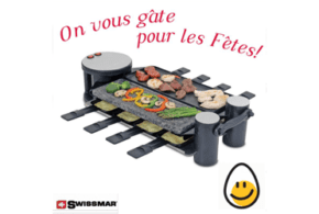 Concours gagnez un ensemble de raclette Swissmar