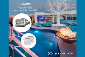 Concours gagnez un forfait détente Lexus