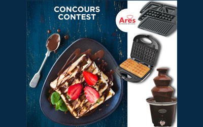 Concours gagnez un gaufrier 3 en 1 et une Mini Fontaine pour fondue au chocolat