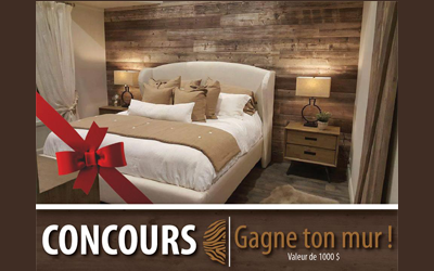 Concours gagnez un mur de bois pour Noël