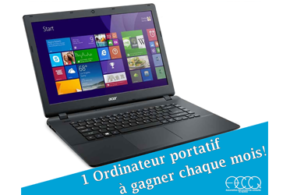 Concours gagnez un ordinateur portable Acer Aspire E15