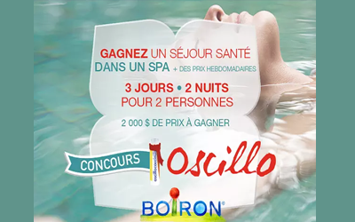 Concours gagnez un séjour spa, santé et bien-être