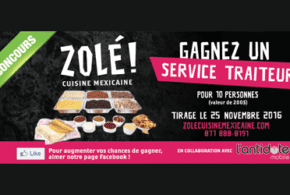 Concours gagnez un service traiteur pour 10 personnes